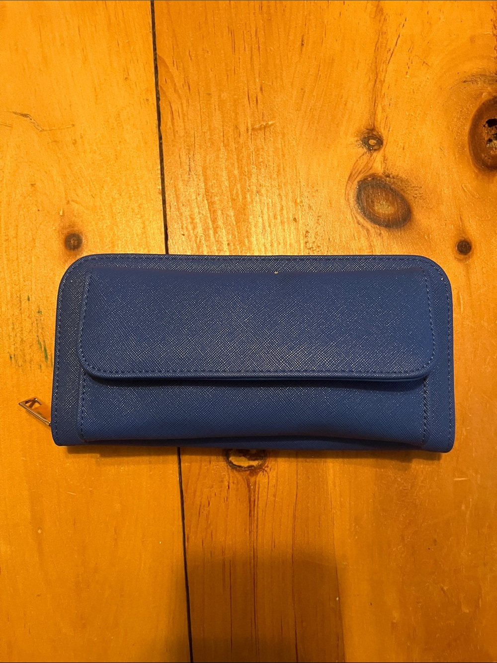 Blue Women's Zip Wallet